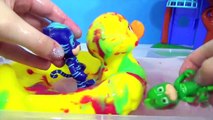 PJ MASKS Tub Bath Time olors, Giant Rubber Duck Superhero IRL Toy Surprise _