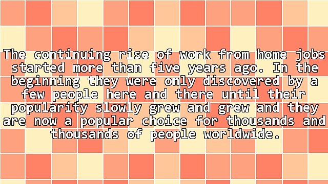 The Rise and Rise of Work From Home Jobs - Their Reasons and Benefits