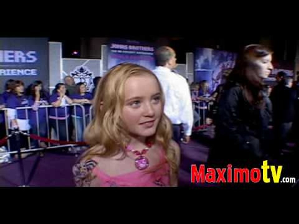 Kathryn Newton at Jonas Brothers: The 3D Concert Experience PREMIERE
