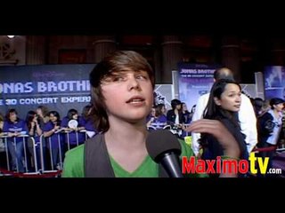 Sterling Beaumon at Jonas Brothers: The 3D Concert Experience PREMIERE