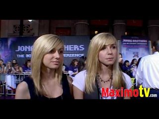 Savvy and Mandy at Jonas Brothers: The 3D Concert Experience PREMIERE Feb 24, 2009