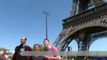 Seeing Paris sights at neights with world's tallest men