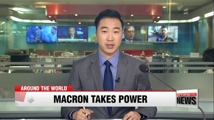 France's Macron takes power, vows to restore global status