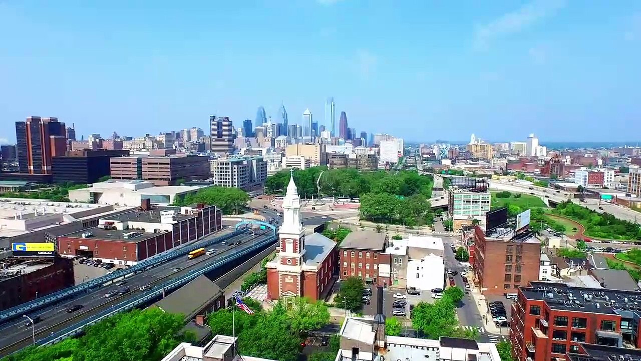 Grandiose luftaufnahmen von philadelphia
