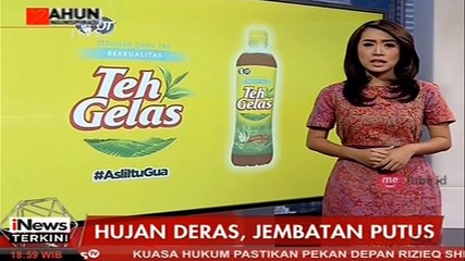 Hujan Deras, Jembatan Antar Kecamatan Putus