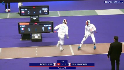 SNCF Réseau 2017 - Epreuve individuelle - T16 MARCHAL (FRA) - BOREL (FRA)