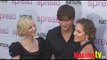 Ashton Kutcher, Anne Heche & Margarita Levieva at SPREAD Premiere