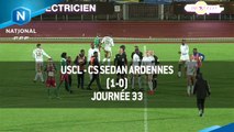 J33 : USCL - CS Sedan Ardennes (1-0), le résumé