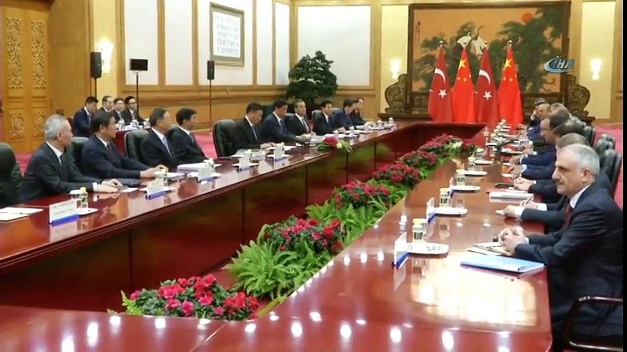 Erdoğan Ve Jinping Heyetlerarası Görüşme Gerçekleştirdi