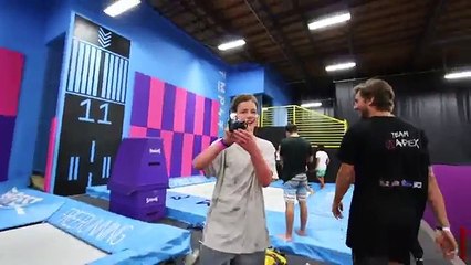 SUPER TRAMPOLINE PARK OBSTACLE COURSE