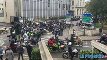 Des centaines de motards en colère dans les rues de Bourg-en-Bresse