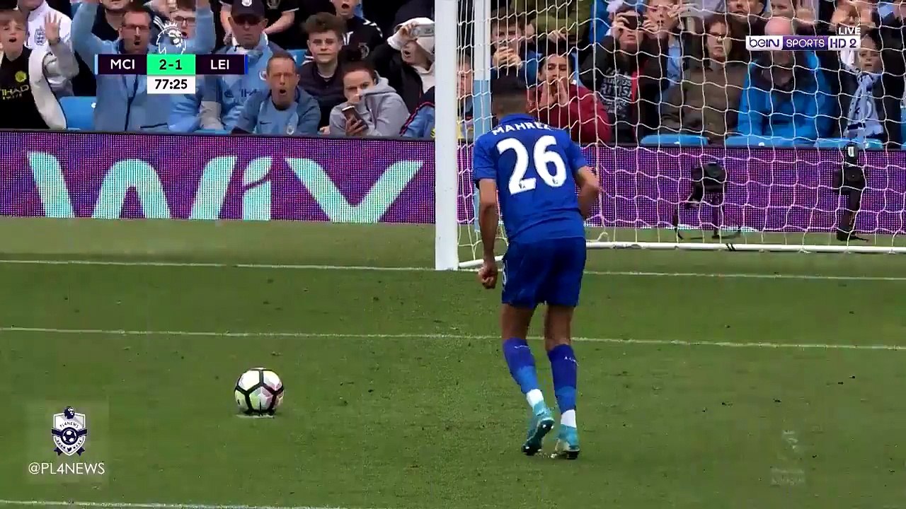 But de Mahraz  anullé x Man City