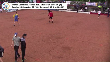 Secondes parties de poules G18, France Combinés Jeunes, Sport Boules, Vieugy-Seynod 2017