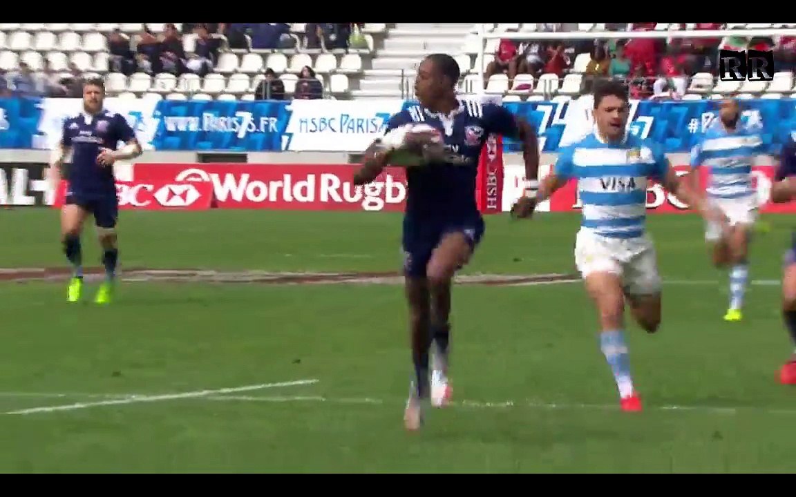 USA 7s vs Argentina 7s  Seven's World Series - France 2017
