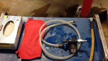 Using the Airft cooling system refilling tool for radiator service