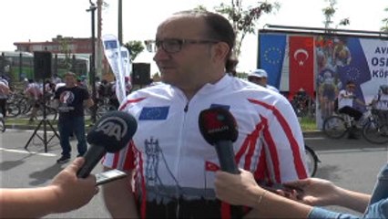 Kocaeli 300 Bisikletli Osmangazi Köprüsü'nden Geçti