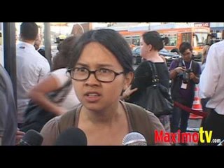 Charlyne Yi Interview at PAPER HEART Premiere Arrivals