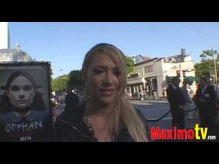 KAYA JONES Interview at ORPHAN Premiere July 21, 2009