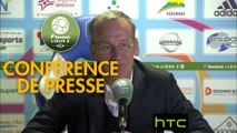 Conférence de presse FBBP 01 - Stade Brestois 29 (1-2) : Hervé DELLA MAGGIORE (BBP) - Jean-Marc FURLAN (BREST) - 2016/2017