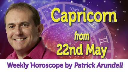 Capricorn Weekly Horoscope from 22nd - 29th May 2017