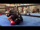 Sparring At Robert Garcia Boxing Academy In Oxnard - esnews boxing