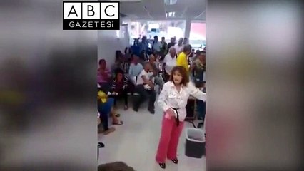 Hastanenin ortasına tuvaletini yaptı