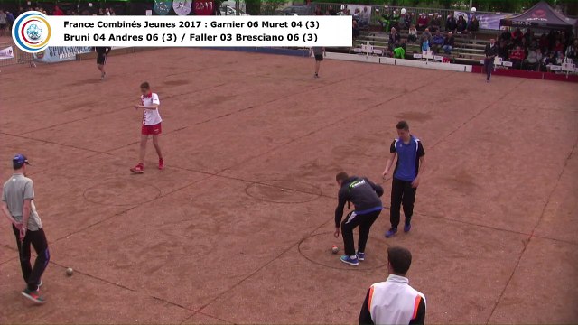 Huitièmes de finales, France Combinés Jeunes, Sport Boules, Vieugy-Seynod 2017