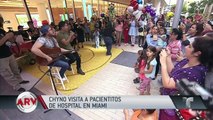 Chyno sorprendió a los niños de un hospital pediátrico _ Al Rojo Vivo _ Telemundo