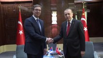 Cumhurbaşkanı Erdoğan, Sırbistan Başbakanı Vucic Ile Görüştü