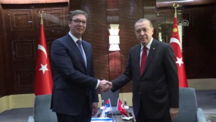 Cumhurbaşkanı Erdoğan, Sırbistan Başbakanı Vucic Ile Görüştü