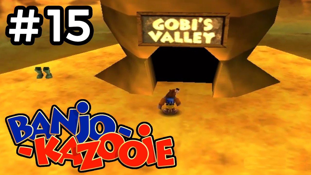 Banjo Kazooie - #15 Gobi's Valley[1ª parte] Mãos de múmias, esfinges e voar