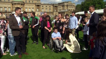 Kate shoots water balloons at Prince William