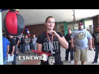 HOW DO YOU GET A HIGH SCORE ON A PUNCHING MACHINE? EsNews Boxing