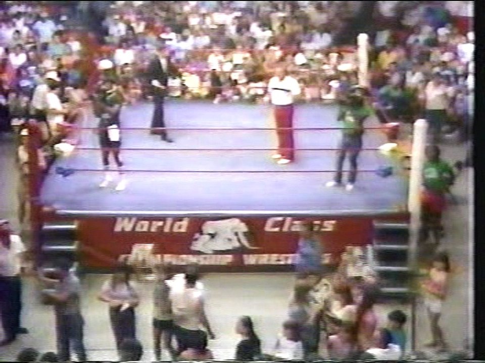 Dynamic Duo Chris Adams and Gino Hernandez vs. Kerry Von Erich and Brian Adias