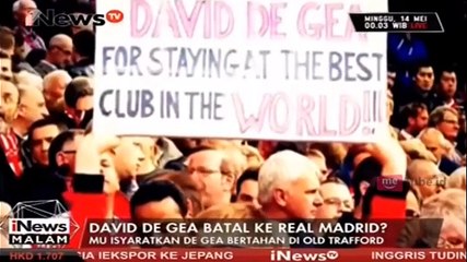 MU Isyaratkan De Gea Bertahan di Old Trafford