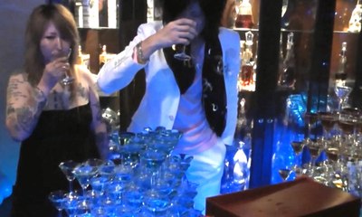 ビビる!崩れてやばい!シャンパンタワー,シャンパンコール,名古屋ホストクラブ