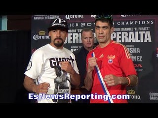 ROBERT GUERRERO VS DAVID PERALTA FACE OFF!! FIGHT SATURDAY NIGHT HONDA CENTER PBC ON SPIKE