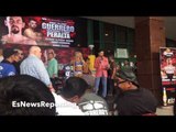 ALFREDO ANGULO VS FREDDY HERNANDEZ WEIGH IN & FACE OFF - EsNews Boxing