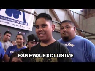 mikey garcia makes the day of young fighters EsNews Boxing