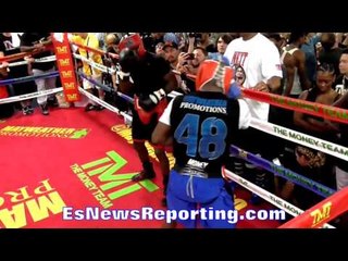 how fast does floyd mayweather ko conor mcgregor? esnews boxing