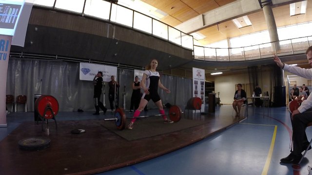 Maastaveto 1 ryhmä. FPO voimanosto SM 6.5-2017 Pori Finland