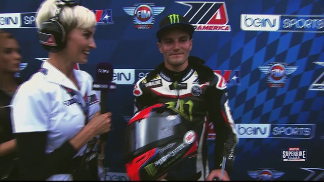 Cameron Beaubier Saturday VIR Superbike Race 1 Podium