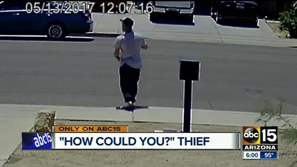 Suspect caught on camera stealing canned donations