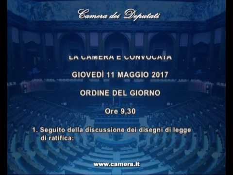 Roma - Camera - 17^ Legislatura - 794^ seduta (11.05.17)