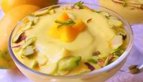 Home Made Aamrakhand | Mango Flavoured Yoghurt | How to make Aamrakhand