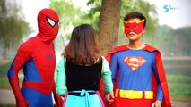 joker vs maleficent kidnap pranks frozen elsa _w Spiderman and superman rescue superhero fun IRL