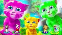 3D Family Finger Song Compilation - Talking Tom Cat And Friends