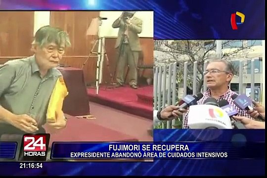 Aguinaga sobre Alberto Fujimori: “Su salud está evolucionando positivamente”