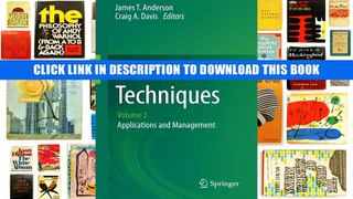 [Epub] Full Download Wetland Techniques: Volume 3: Applications and Management Ebook Popular