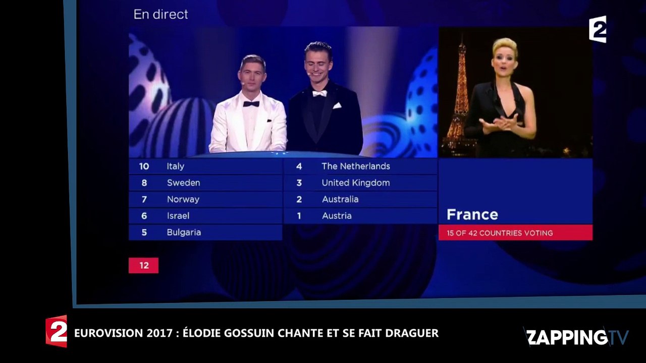 Eurovision 2017 : Élodie Gossuin chante "Requiem" d’Alma en direct et se fait draguer (Vidéo)